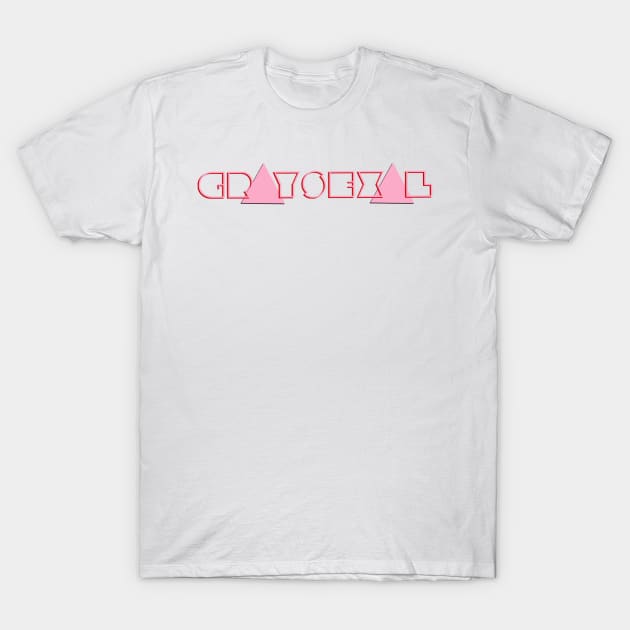 Graysexual  - Pink Triangle T-Shirt by DiaperedFancy